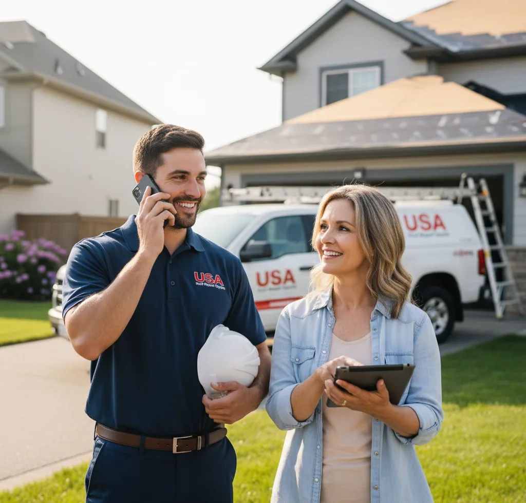 USA Roof Repair Experts customer support in Lead